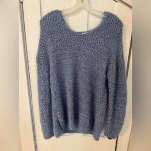 Long Sleeve Fuzzy Sweater